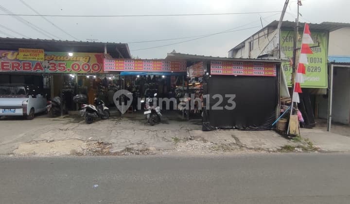 Tanah 675m2 Strategis Pinggir Jalan Raya Binong
