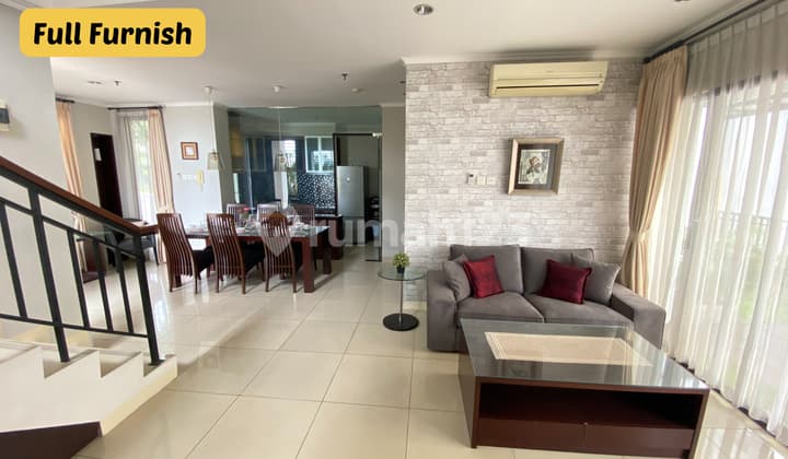 Sewa Apartemen 3+1 Bedroom Full Furnished Di COSMO PARK THAMRIN