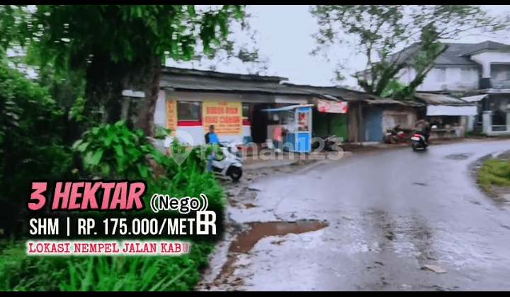 For Sale Cheap Garden Land SHM Access to Regency Road in Kalapanunggal Sukabumi