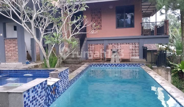 Di Jual Villa View Gunung SHM di Gunung Geulis Megamendung