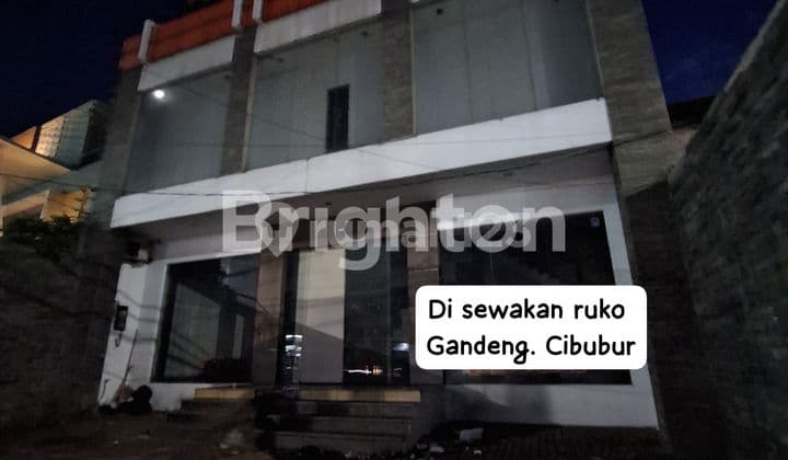 RUKO GANDENG 1.5 LANTAI LUAS TANAH 500 METER JALAN RAYA ALTERNATIF CIBUBUR