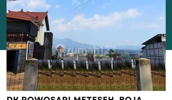 Dijual Tanah Luas View Gunung Ungaran Meteseh Boja