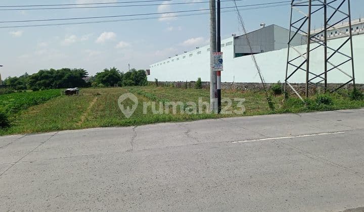 Tanah Tepi Jalan Raya Kartasura Solo Area Gudang & Industri Ringan