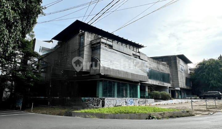 Gedung Kemang 3Lt Luas 1521m2 Hoek SHM Ex Showroom Pinggir Jalan