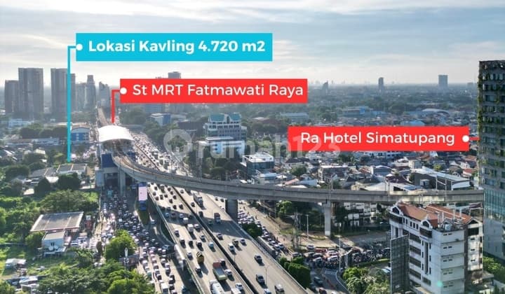 Tanah, Gedung Direct Mrt di Jl Tb Simatupang, Cilandak,jaksel