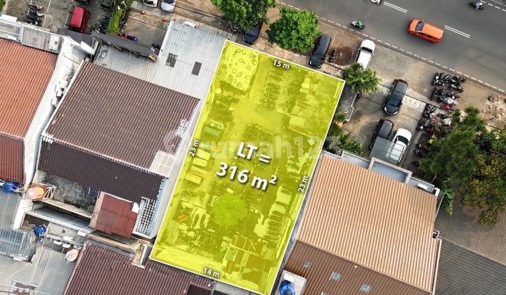 TANAH STRATEGIS di Jl GANDARIA, KEBAYORAN BARU, JAKSEL