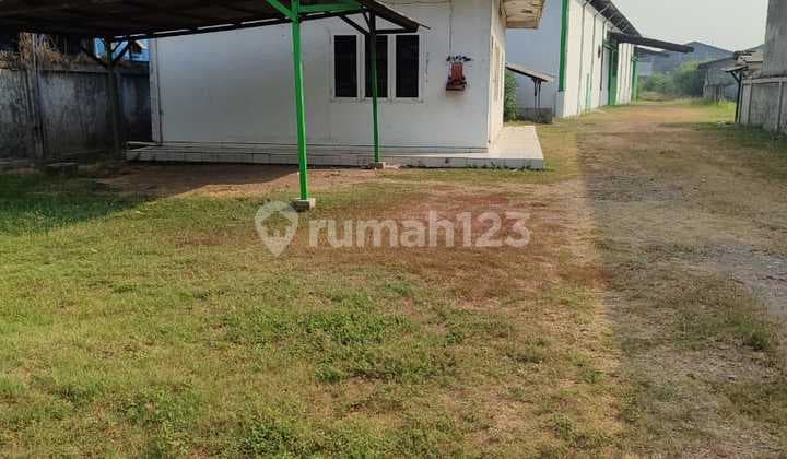 Dijual Tanah dan Gudang di Salembarang, Kec. Kosambi, Kab. Tangerang LT 9.948 M² LB 1.750 M²