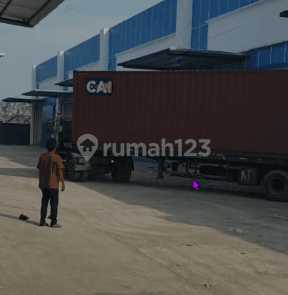 Disewa Gudang di Jln. Kalibaru Pergudangan, Kec. Pakuhaji, Kab. Tangerang Luas 450 M²