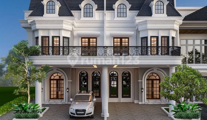 Brand New American Classic Type House in Cempaka Putih Tengah, Central Jakarta