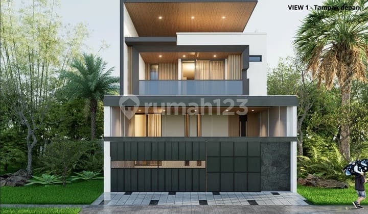 Rumah 3 Lantai Brand New Bagus Type Minimalis Modern di Kelapa Nias, Kelapa Gading Jakut