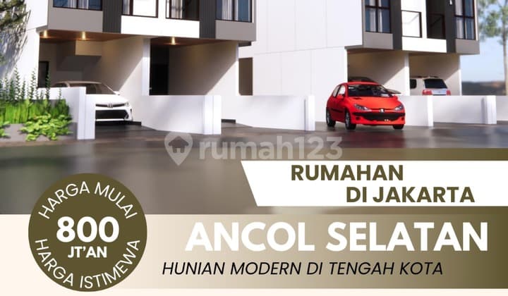 Rumah Baru 2lantai Ancol Selatan Shm Jakut