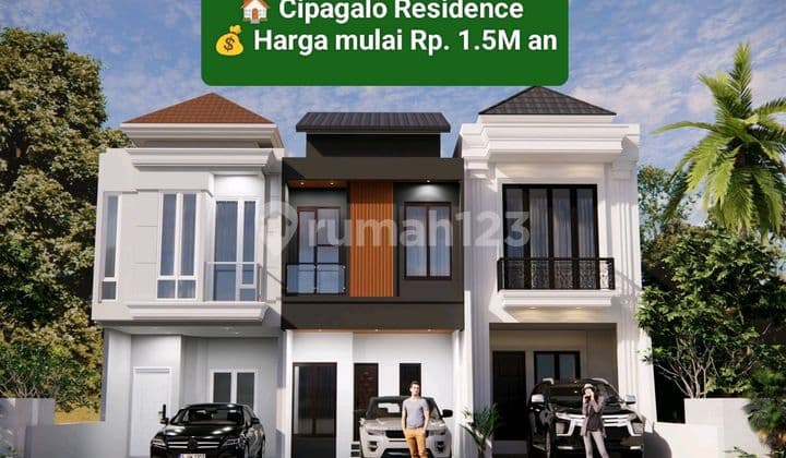 Rumah Baru 2Lantai SHM Dekat Perkantoran Bandung