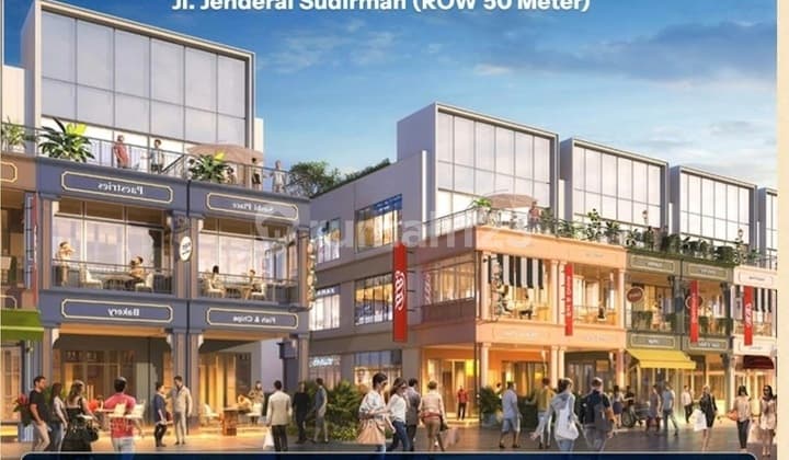 For Rent: Marina Bay Pik2 Shop House, 3 Floors, Size 4.5X23 M2, Location Tangerang