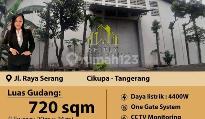 GUDANG SIAP PAKAI LOKASI STRATEGIS JLN RAYA CIKUPA