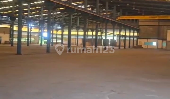 Gudang Luas 9200 M Ex Pabrik Balaraja Bisa Produksi