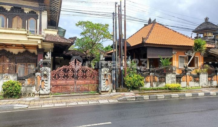 SURE CLOSING FOR SALE LAND WITH BONUS BUILDING ON THE ROAD SIDE, LOCATION IN CENTRAL GATOT SUBROTO, EAST DENPASAR