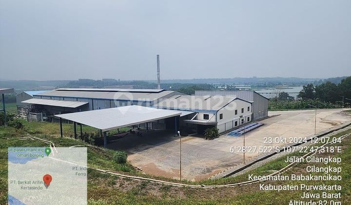 Pabrik Besar Murah Strategis di Jalan Cilangkap Purwakarta