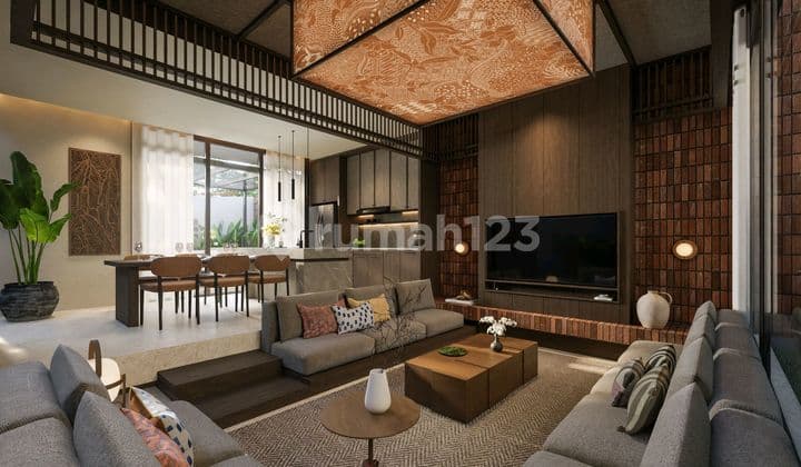 Luxury Villa Modern Konsep Batik Pringgadani di Seminyak