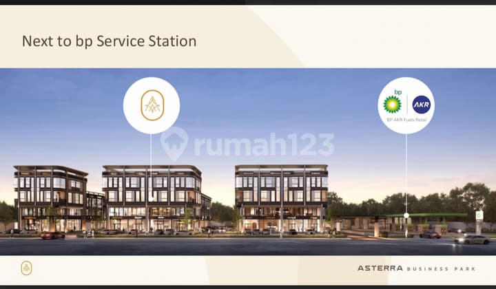 Ruko Asterra Bussiness Park BSD Baru