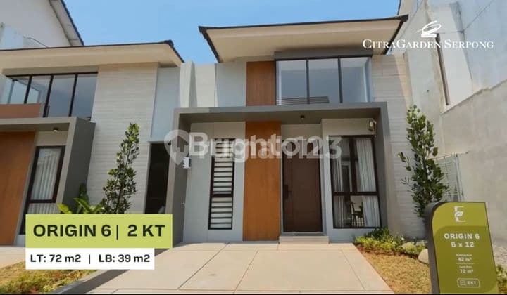 Rumah 1 lantai Citra Garden Serpong ELAIA Type Origin 6