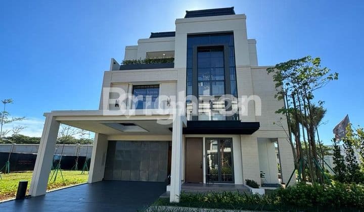 Rumah Mewah 3 Lantai Dengan Lift & Full Marble Import, Cluster Tresor, Pusat BSD City, Tangerang