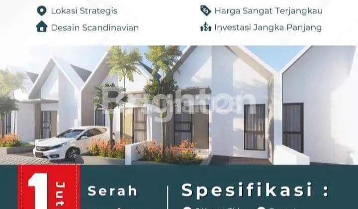 CUKUP DENGAN SATU JUTA RUPIAH BISA DAPAT RUMAH BARU MODEL SCANDINAVIAN DI SLEMAN BARAT