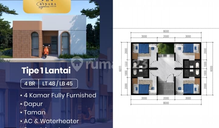Dapatkan Kost Strategis Dengan Return Investasi Tinggi Di Dramaga, Bogor