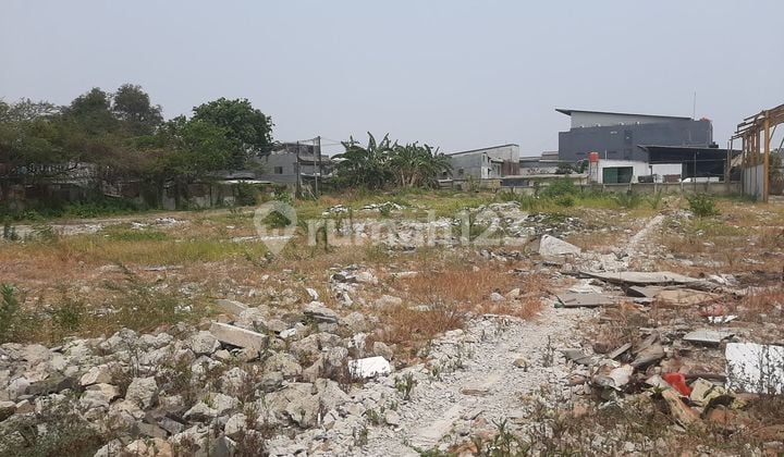 Di sewakaan lahan atau tanah kosong di Kapuk kamal raya 3260 m² HGB akses kontener 40ft 5mnt ke toll bebas banjir tanah rata luas