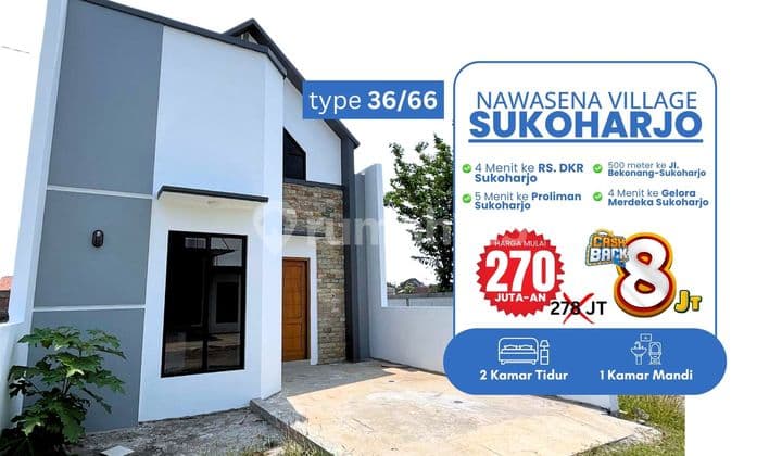 PERUMAHAN CLUSTER DI NAWASENA VILLAGE SUKOHARJO
