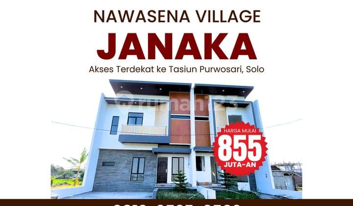 RUMAH 2 LANTAI TROPIS MINIMALIS DEKAT SOLO