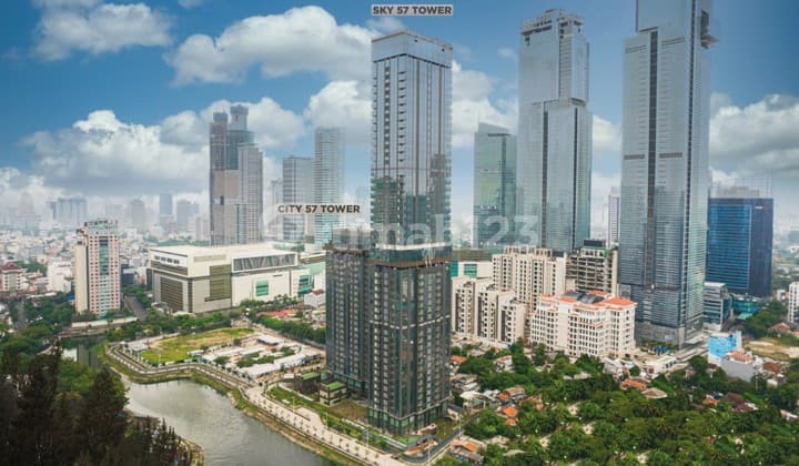 Apartment 57 Promenade Unit Baru Semi Furnished Selangkah ke GI