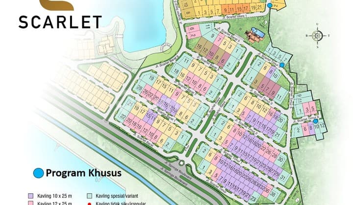 Kavling Eksklusif di Cluster Scarlet Gading Serpong - Siap Bangun, Lingkungan Premium