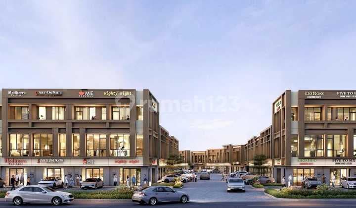 Ruko Tipe Standar 2 lantai di Alunara BSD Society Hub - Lokasi sangat Startegis