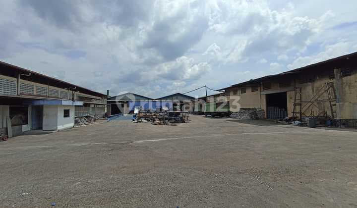 Gudang Raya Rajeg 25.000m2 Lokasi Bagus Akses Kontainer MURAH