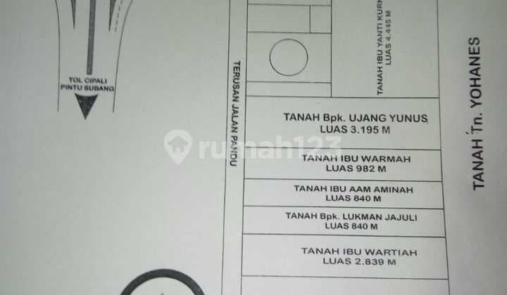 Strategic Land in Subang Near Cipali Toll Exit