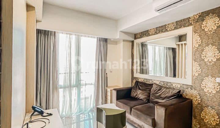 For Rent Affordable Apartment Strategic Location - Ambassade Residences South Jakarta - Very Good Condition Furnished - 2 Bedrooms