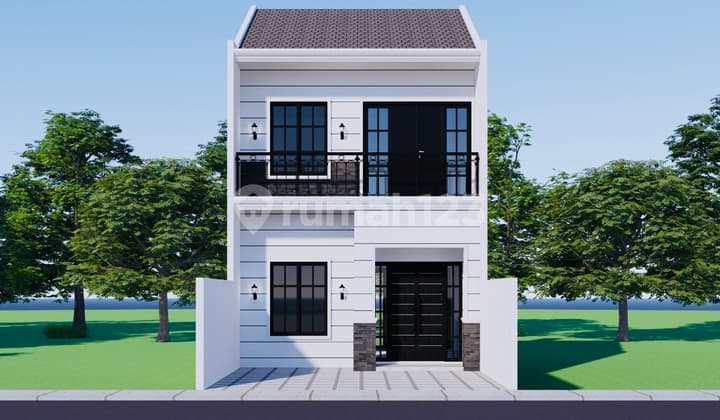 Rumah 2 Lantai Murah Medan Sunggal di jln perwira, Medan Sunggal