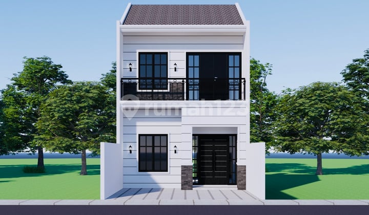 Rumah 2 Lantai Murah Medan Sunggal di jln perwira, Medan Sunggal