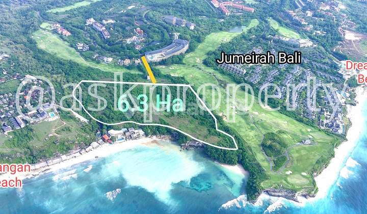 Dijual Tanah Pinggir Tebing Balangan Beach Pecatu Bali