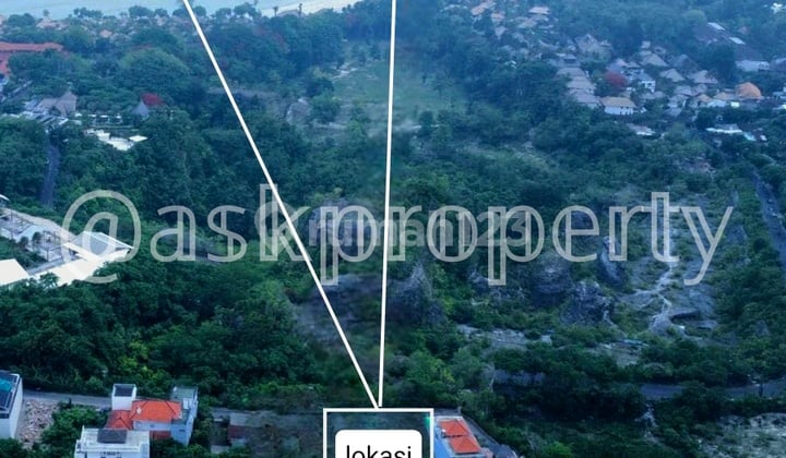 Dijual Tanah Murah Sea View Cocok Untuk Villa / Akomodasi Dekat Pantai Jimbaran Bali