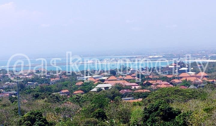 Jual Tanah View Gunung/Laut/Airport Bangun Villa Komplek Jimbaran Bali