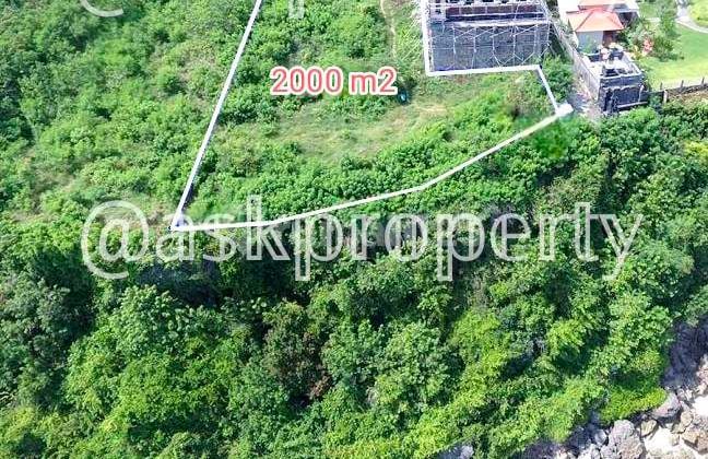 LAND FOR SALE ON THE CLIFF SUNSET VIEW PECATU BALI