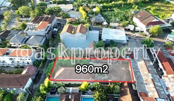 Dijual Tanah Area Bisnis dan Pemukiman Siap Bangun Jalan Nakula Legian Bali