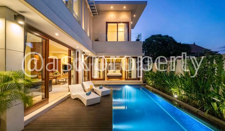 Dijual Villa Luxury 3 Beds Jalan Kaki Ke Pantai Batu Bolong Canggu Bali