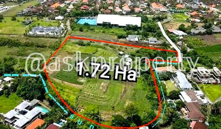 Dijual Tanah Pinggir Sungai Cocok Bangun Komplek Cluster Bumbak Umalas Bali