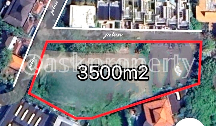 Long Term Land For Lease In Luxury Villa And Hotel Surroundings In Berawa Beach Bali