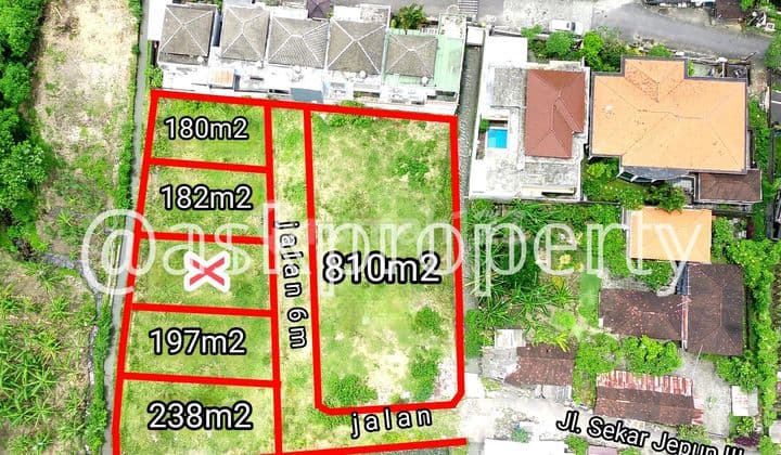 Dijual Tanah Kavling Jl. Sekar Jepun Gatsu Timur Denpasar Bali