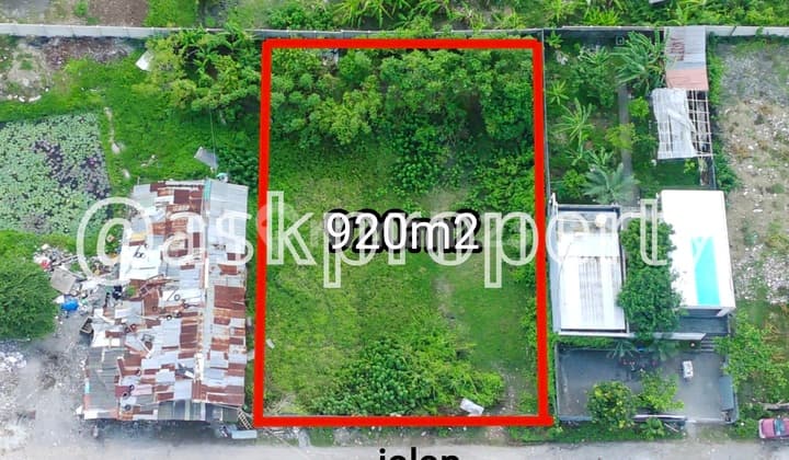 Dijual Tanah Cocok Untuk Rumah Kost Gudang Jl. Pura Demak Denpasar Barat Bali