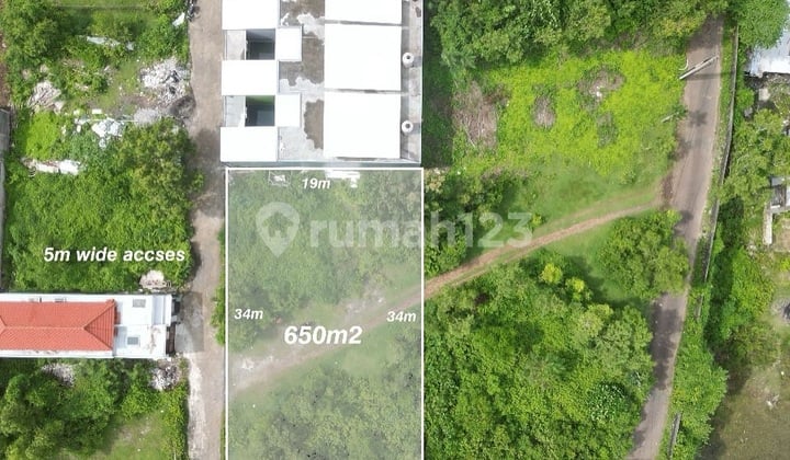 Lahan Hook & Ocean View Murah Di Kawasan Villa Ungasan, Bali