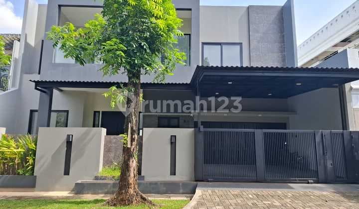 Rumah Bangunan Baru Modern Minimalis Dalam Cluster di BSD